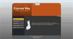 Desktop Screenshot of expressway.fi